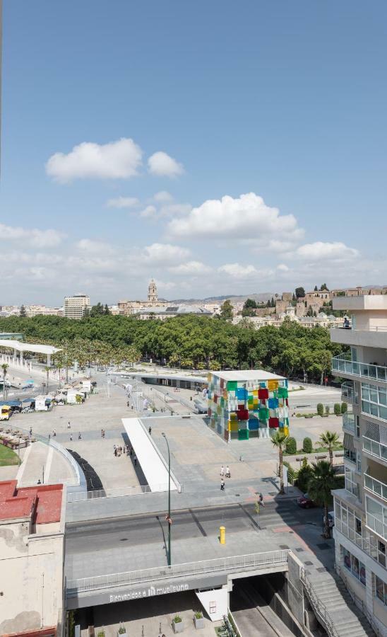 Wonderful Malagueta Pompidou Apartment Malaga Exterior photo
